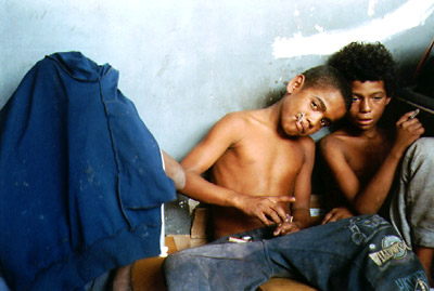 Robison and Eduardo, two streetkids in 1998.